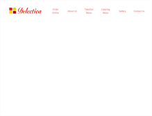 Tablet Screenshot of delectica.com